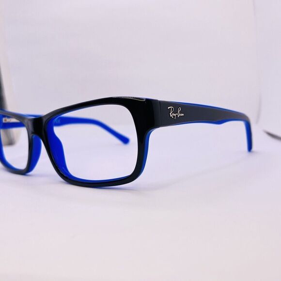Ray-Ban Authentic Eyeglasses RB 5268 5179 52 [] 17 135 MM Black Blue - Picture 8 of 8